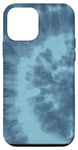 Coque pour iPhone 12 mini Bleu Marine Spirale Tie-Dye Design Colorful Summer Vibes
