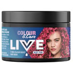 Live Color&Care 5-minuters färgande och vårdande hårmask Rosy Pink 150ml