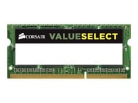 CORSAIR Value Select - DDR3L - module - 8 Go - SO DIMM 204 broches - 1333 MHz / PC3-10600 - CL9 - 1.35 / 1.5 V - mémoire sans tampon - non ECC