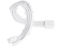 SilverStone SilverStone power supply extension cable SST-PP07E-PCI8W-V2, PCIe 8pin (6+2) (white, 30cm)