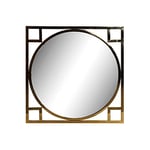 DKD Home Decor Miroir Mural en Acier doré (70 x 2 x 70 cm) (Référence : S3022048)
