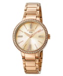 Ferre Milano FM1L084M0081 WoMens Silver Dial Stainless Steel Watch - Rose Gold - One Size