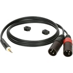 Klotz Y-kabel Stereo Minijack - X2 XLR han 1m