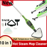Electric Pro Cleaner Floor Hot Steam Mop Carpet 1500w Washer Hand Steamer 10 In1