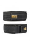 Nylon Lifting Belt (10cm), Black/Gold reduserer belastningen på korsryggen og...