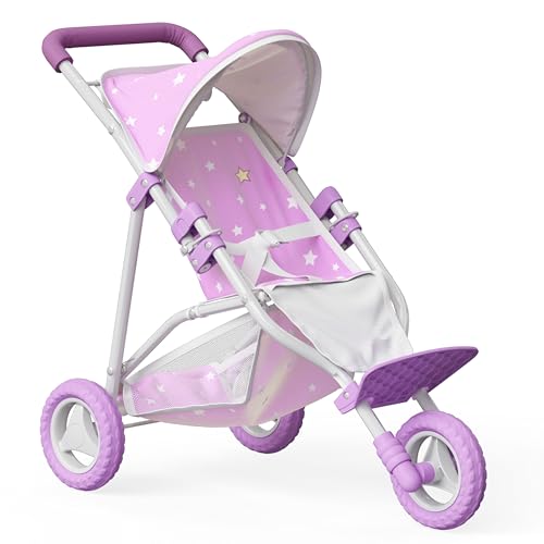 Poussette Canne Bayer Design Pour Poupée - Pliable Avec Ceinture Sécurité