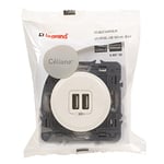 LEGRAND - Prise USB Double Céliane - 2 Ports USB-A 3A/15W - Recharge Tous Types d'Equipements Electroniques - Prêt à Installer - Blanc