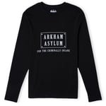 Batman Villains Arkham Asylum Unisex Long Sleeve T-Shirt - Black - S