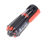 8 In 1 Multi Portable Screwdriver With 6 Led Torch Tools Light U One Size