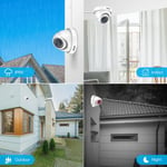 ZOSI 1080P CCTV Camera Home Surveillance Security Cameras Indoor Outdoor Wired