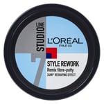 6 x L'oreal Studio Line Style Rework Remix Fibre Putty 150ml