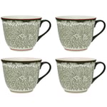 Ostindia Floris Mugg 40 cl 4-pack, Grön