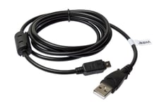 vhbw Câble USB transfert de données compatible avec Olympus OM-D E-M1 Mark II, E-M5 Mark II, E-M10 Mark II, E-M10 remplacement pour CB-USB5, CB-USB6