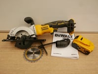 DeWalt DCS571 18V XR 115mm Compact Circular Saw Bare Unit + DCB184 5AH Battery