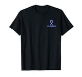 Irritable bowel syndrome IBS awareness periwinkle blue ribon T-Shirt