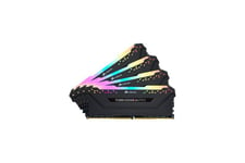 CORSAIR Vengeance RGB PRO - 128GB:4x32GB - DDR4 RAM - 3200MHz - DIMM 288-pin - Icke ECC - CL16
