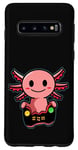 Coque pour Galaxy S10 Axolotl Manette de jeu pour filles et garçons
