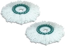Leifheit Replacement Head Clean Twist Disc Mop, x 2 Pack, High Dirt and... 