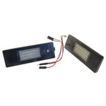 Skyltlykta, modellanpassad BMW LED Xenonvit Canbus 2-pack Ledson - BMW 1-serie, I3, Z4, Z4 e89 - Mini Mini, Countryman