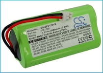 Batteri XB1705 for Euro Pro, 3.6V, 2000 mAh