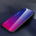 ECMQS Gradient Glass Phone Case Case For Huawei P Smart Z P20 Lite Mate30 Nova5i Honor 20 9x 20 Pro Y9 Colorful Cover Shell Huawei Y9 Prime Blue-Hot Pink