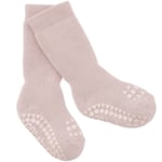 GObabyGO non-slip socks – soft pink - 6-12m