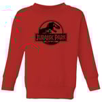 Jurassic Park Logo Kids' Sweatshirt - Red - 5-6 Years