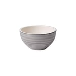 Villeroy & Boch Manufacture Gris Coque, handbemaltes vaisselle en porcelaine gris, grande qualité 600 ml Bol Blanc 12 x 12 x 10 cm