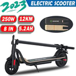RECHARGEABLE FOLDING ELECTRIC SCOOTER ADULT KICK E-SCOOTER SAFE LONG RANGE 5.2AH