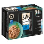 Sheba Variations 24 x 85 g portionspåsar - Selection in Sauce (lax & sej, vitfisk, djuphavsfisk, torsk)