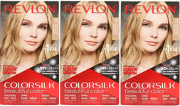 3 x Revlon Colorsilk Permanent Hair Colour - 73 Champagne Blonde