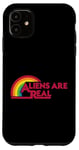 Coque pour iPhone 11 Lire Alienbow | Les extraterrestres sont réels | Ancien