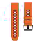 Twin Sport Armband Garmin Descent Mk2S - Orange/svart