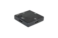 Boîtier de répartition vidéo Accsup COMMUTATEUR HDMI 1080P 60HZ 3 ENTREES 1 SORTIE  NOIR