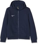 Nike Kid's Team Club Full Zip Full Zip Hoodie - Dark Blue, XS