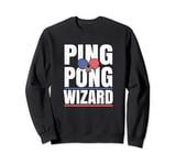 Ping Pong Wizard Player Champion TShirt Office Table Tennis Sweatshirt