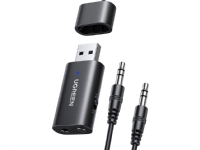 Adapter Audio UGREEN CM523, USB-A do Jack 3,5mm, Bluetooth 5.1 (czarny)