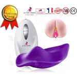LCC® vibrerande trosor kvinna tyst vibrator fjärrkontroll kraftfull klitoris vattentät uppladdningsbara sexleksaker onani