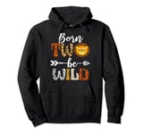 Born 2 Be Wild Birthday Decorations Girl Boy Baby Lion 2nd Pullover Hoodie
