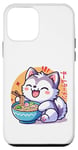 Coque pour iPhone 12 mini Kawai Ramen Adorable Chien Husky Japonais Amoureux nouilles