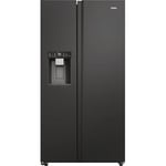 Haier HSW59F18EIPT American Style Fridge 601L Total Capacity Freezer with Water and Ice Dispenser, Black, E Rated