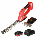 18V Electric Cordless Hedge Trimmer Cutter Lithium-ion 20CM Battery Charger