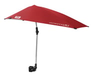 Sport-Brella, FireBrick Red Versa-Brella : ombrelle Toutes Positions avec Attache Universelle, Unisex-Adult, Normal