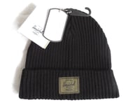 HERSCHEL SUPPLY CO. Military Inspired Cuff BEANIE HAT Toque UNISEX Canada Black