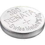 390, SR1130SW, Renata 1.55V 11.6x3.1 mm, Silveroxid
