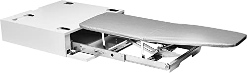 ASKO HI1153W Kit de superposition lave-linge/sèche-linge avec une planche à repasser coulissante, Blanc