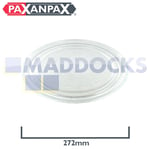 Universal Microwave Turntable Glass Plate with Flat Profile (272mm)