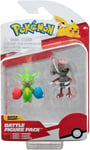 Pokemon - Battle Figure - Roselia & Pawnlard Toy | Officially Licensed New