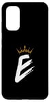 Galaxy S20 Queen King Letter E - Favorite Letter With Crown Alphabet Case