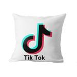 Jennifer Davidson 3D Tiktok 18x18 Cushion Insert Soft Microfibre Social Media with Filled Cushions for Sofa Designed,Printed UK Made